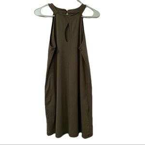 Shein Size Small Dark green Flowy Dress Sleeveless